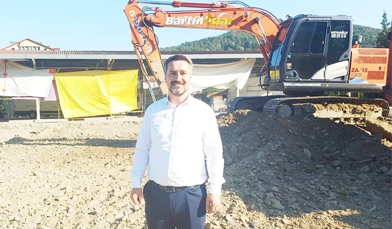 Kumluca’da doğalgaz için ilk kazma vuruldu