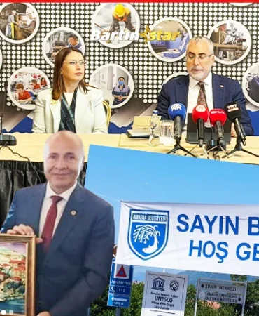 Recai Başkan, ilk kez bir bakanı pankartla karşıladı