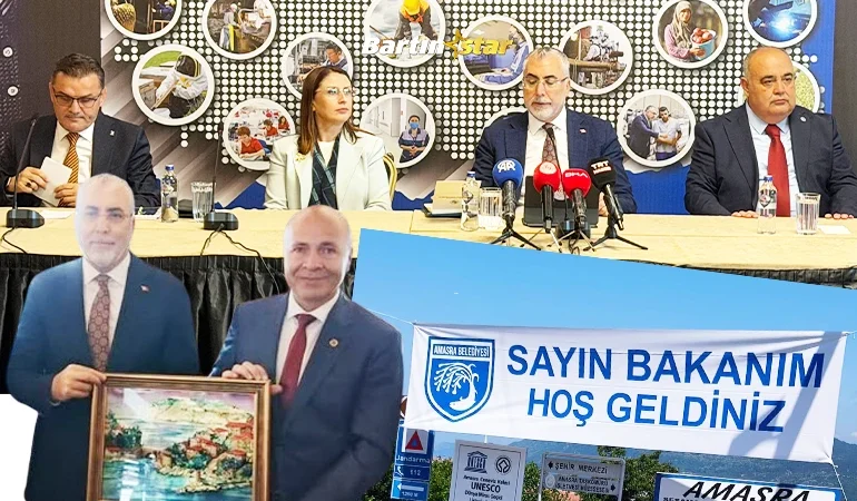 Recai Başkan, ilk kez bir bakanı pankartla karşıladı