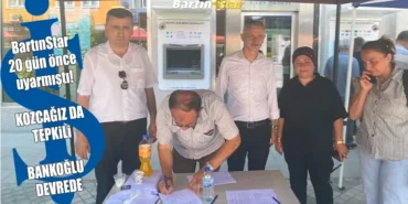 Ulus’ta imza kampanyası İş Bankası kapanmasın