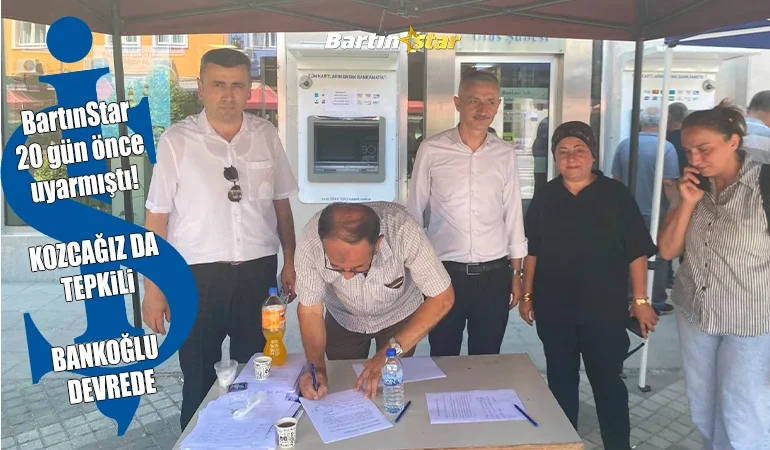 Ulus’ta imza kampanyası İş Bankası kapanmasın