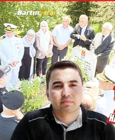 bartın kumluca çubuklu 15 Temmuz şehidi imam, mezarı başında anıldı1