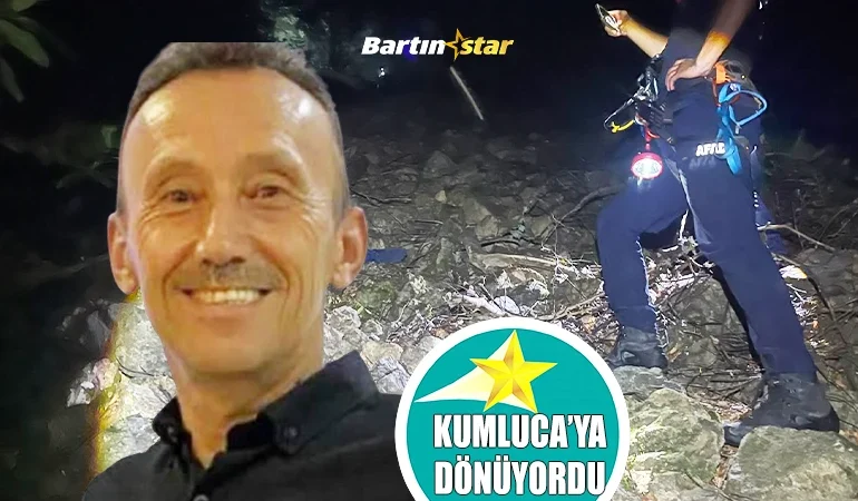 bartın kumluca ormanda traktör kazası
