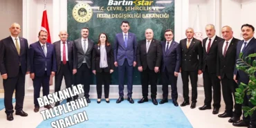 çevre bakanı murat kurum bartın heyetini ağırladı