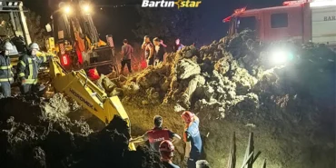 Baba-oğul toprak altında kaldı, yetişin bartın