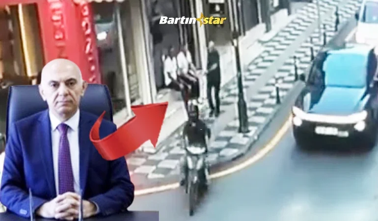 Polisten kaçan motorcu, vali yardımcısına çarptı bartın