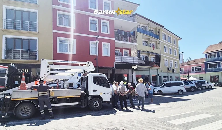Ulus’ta akıma kapılan işçi öldü