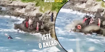 bartın Yasağa rağmen denize giren 3 kişi son anda kurtarıldı1