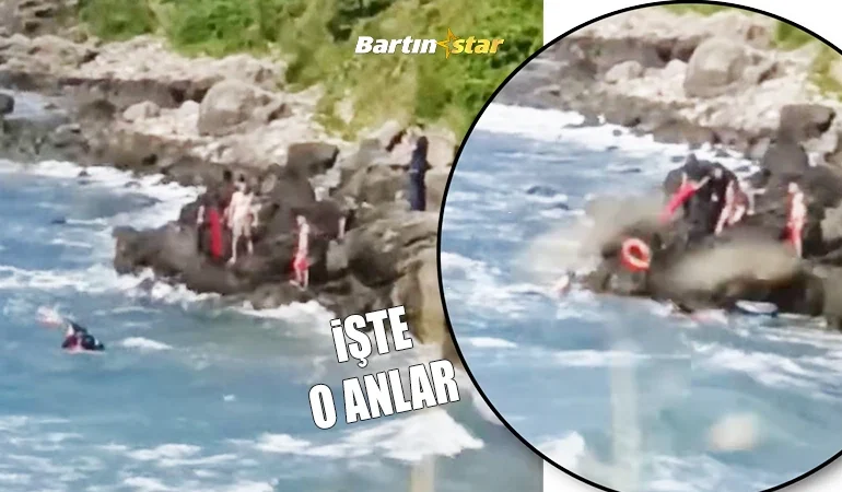 bartın Yasağa rağmen denize giren 3 kişi son anda kurtarıldı1