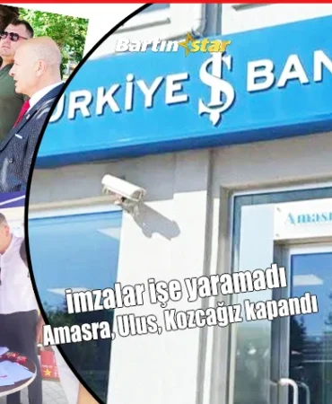 bartında iş bankası tek şubeye düştü1