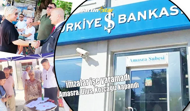 bartında iş bankası tek şubeye düştü1