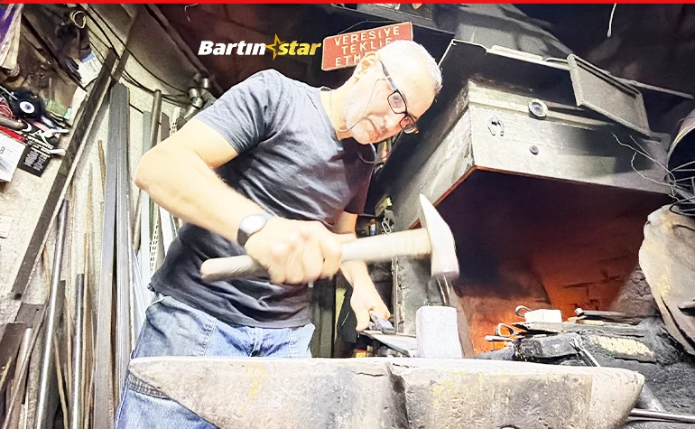 Bartın Demirciler Çarşısı’nın son demircisi1