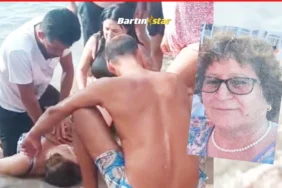 İnkum’da hazin olay Denizde kalp krizi