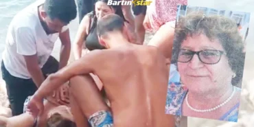 İnkum’da hazin olay Denizde kalp krizi