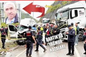 Kaza yapan TIR’a çarptı; minibüsçü öldü, 11 yaralı