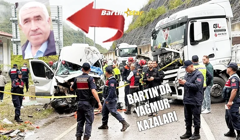 Kaza yapan TIR’a çarptı; minibüsçü öldü, 11 yaralı