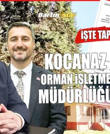 Kumluca’nın 60 yıllık hayaliydi kocanaz orman işletme müdürlüğü