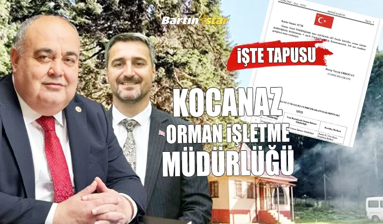 Kumluca’nın 60 yıllık hayaliydi kocanaz orman işletme müdürlüğü