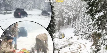 Bartın'ın yüksek kesimlerine ilk kar düştü